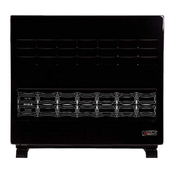 بخاری گازی نیک کالا مدل کیوان KN16 از نمای روبه رو
